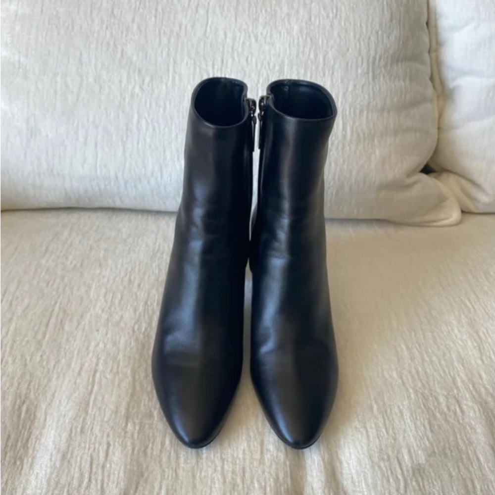 Yves Saint Laurent Sleek Black Ankle Booties